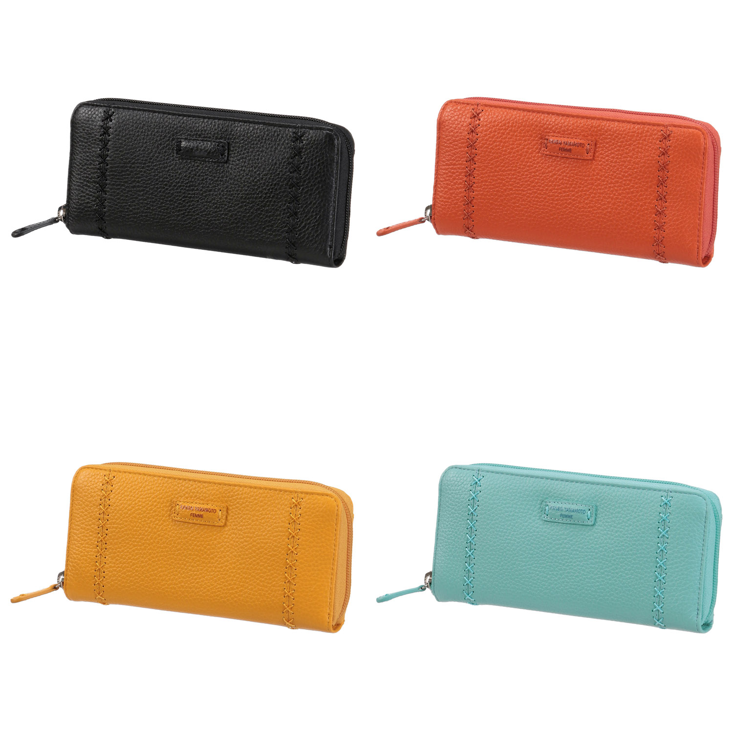 【リニューアル】【KANSAI YAMAMOTO】 ラウンドファスナー束入れ