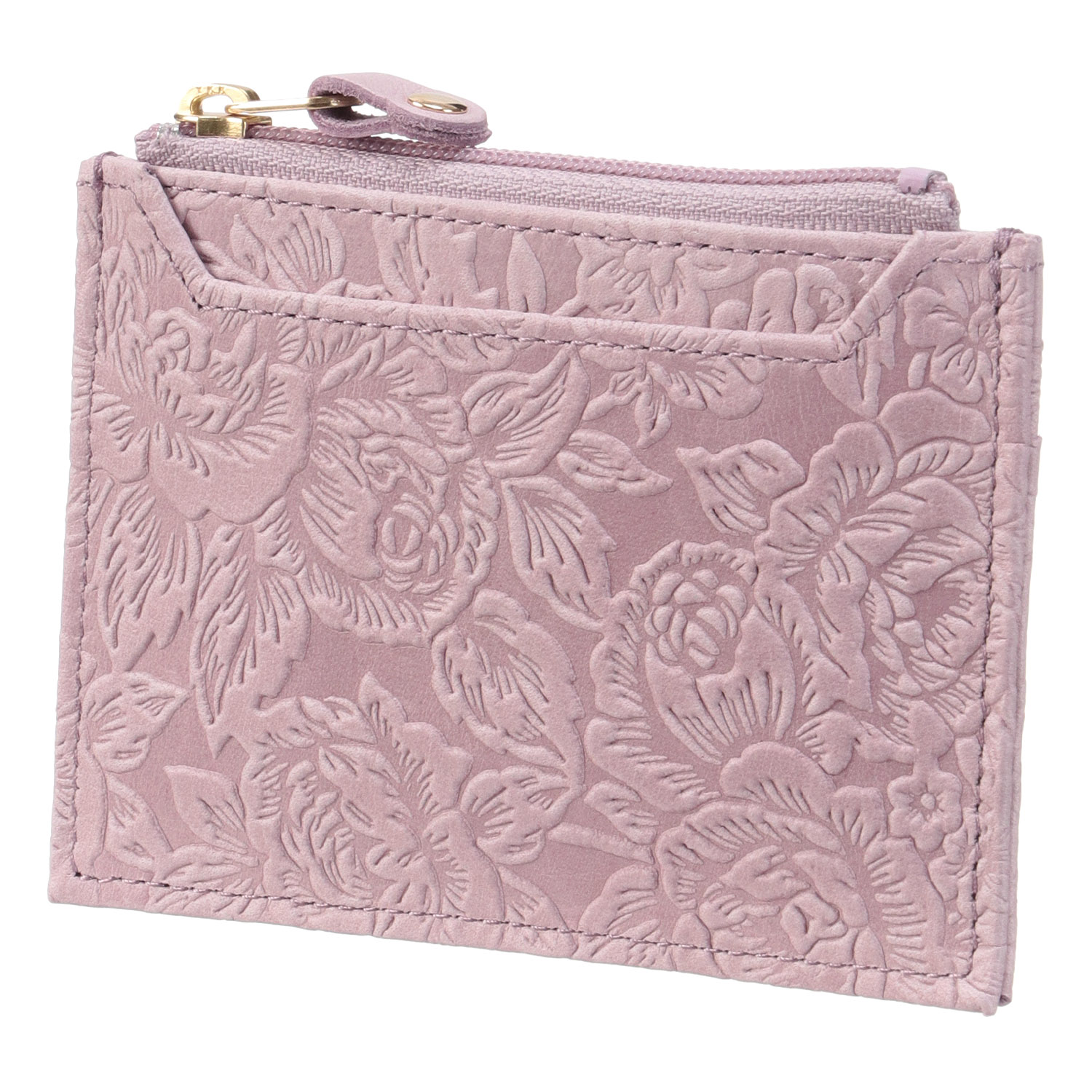 【日本製】 素押し薔薇コンパクト財布 - 画像4