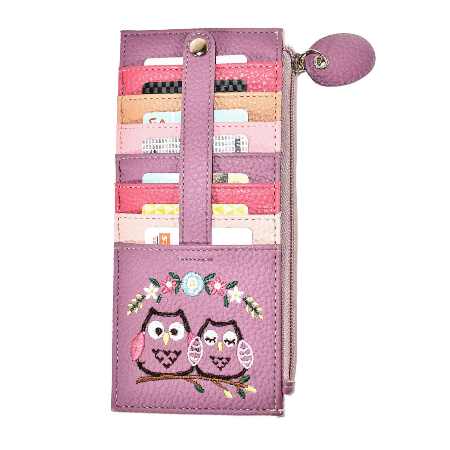 フラワーフクロウカードケース - 画像6