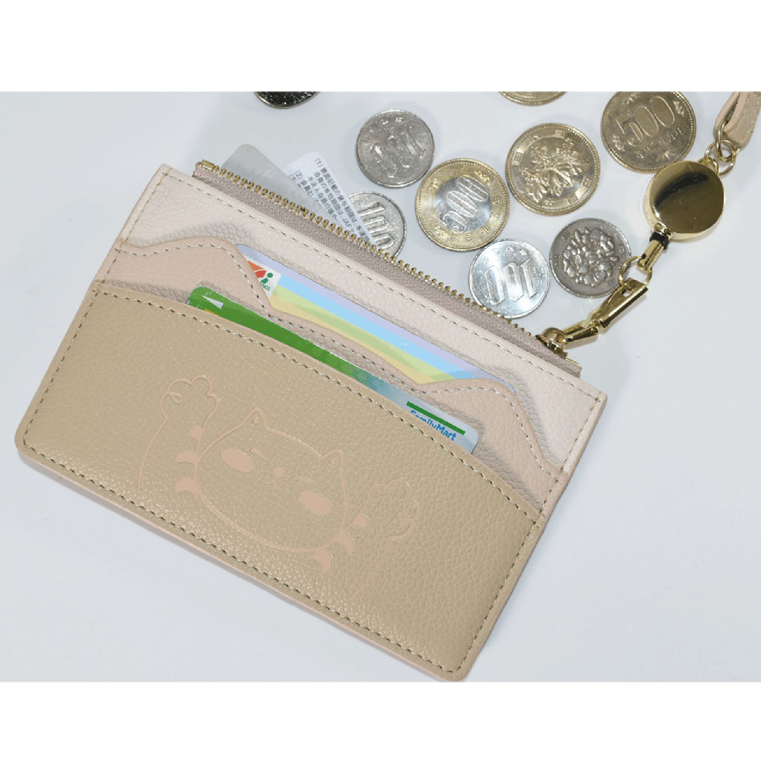 ネコ型押しカードケース - 画像5