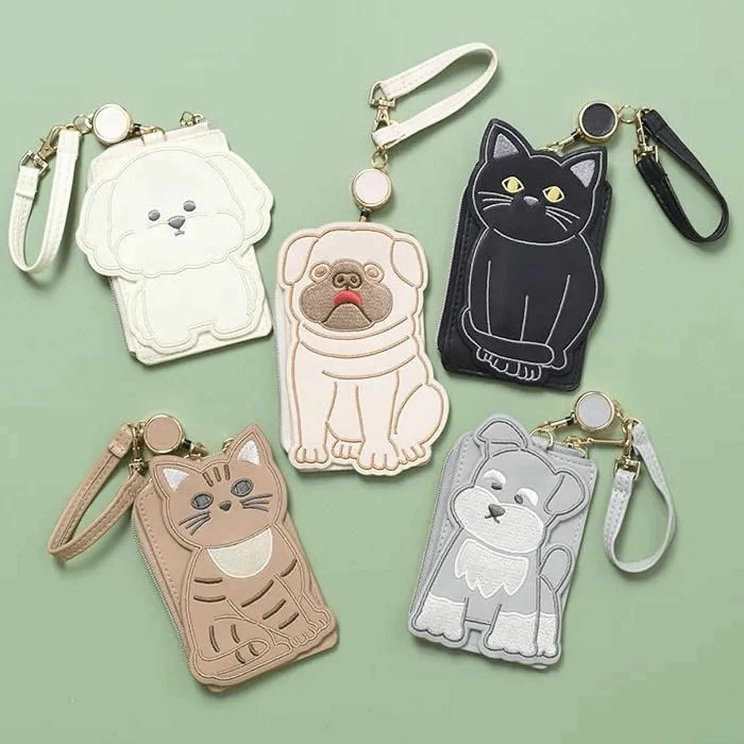 ダイカットアニマルパスケース