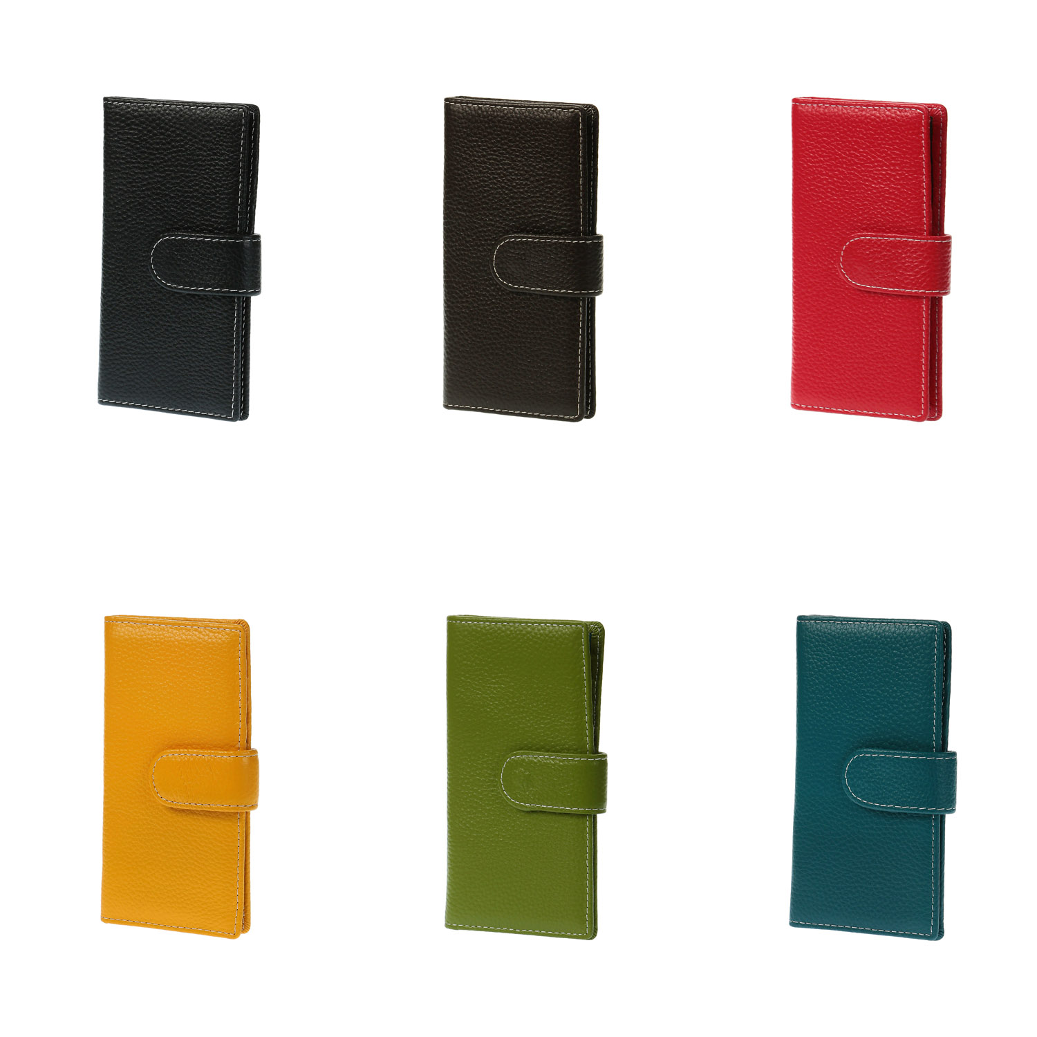 タテ型牛革カードケース - 画像1