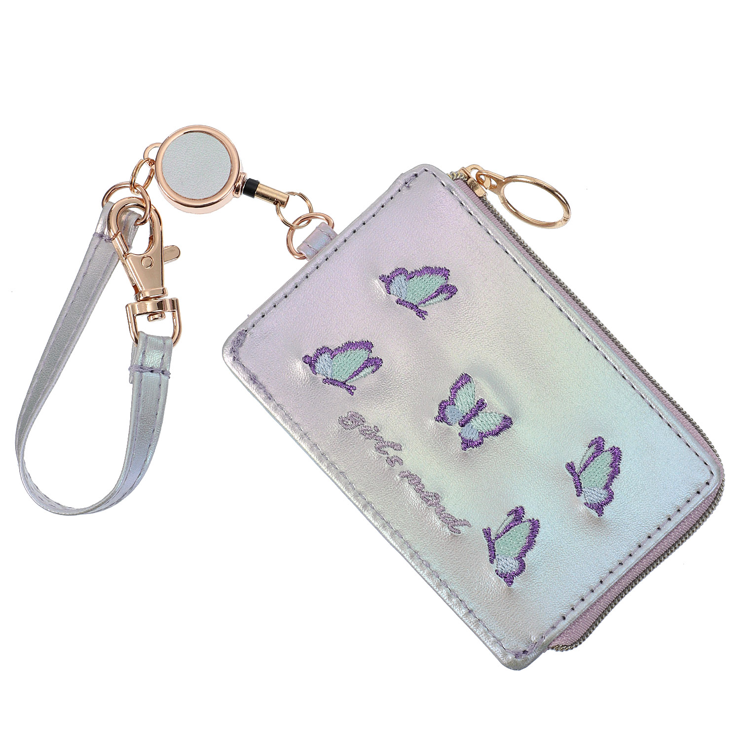 蝶＆苺パスケース - 画像10