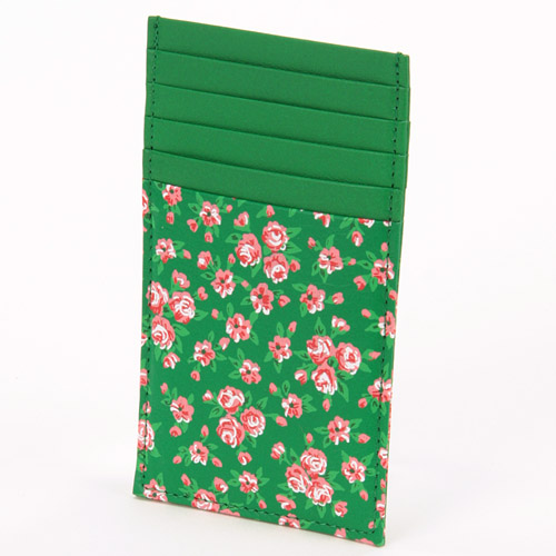 【日本製】 小花柄カードケース 縦型 - 画像6