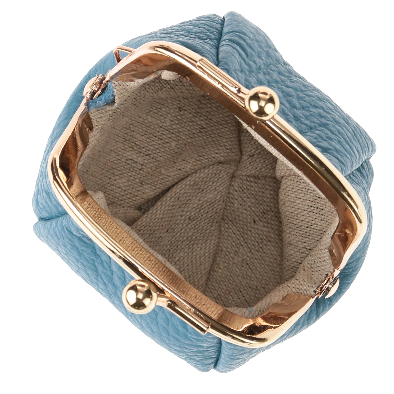 【イタリアンレザー】 がま口 ミニ財布 - 画像7