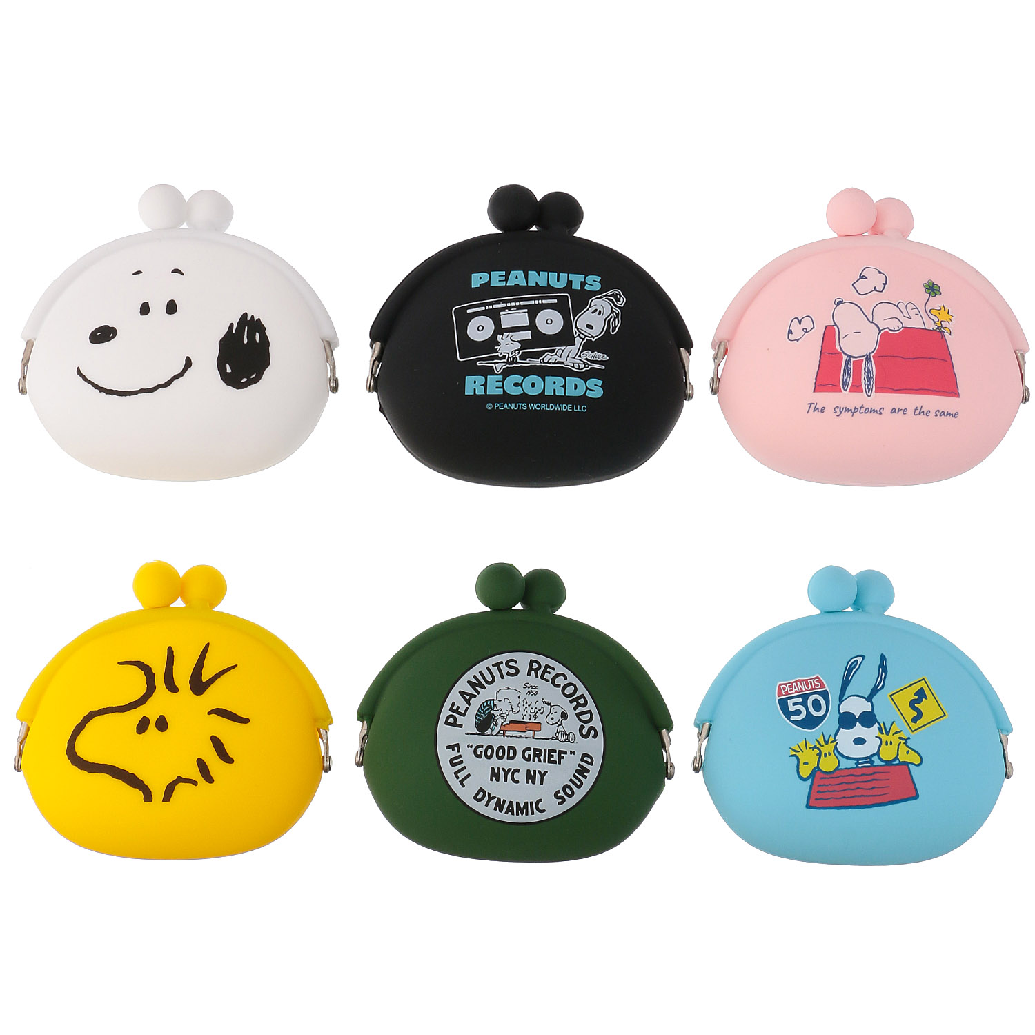 SNOOPY（スヌーピー） シリコンがま口 6柄セット - 画像1