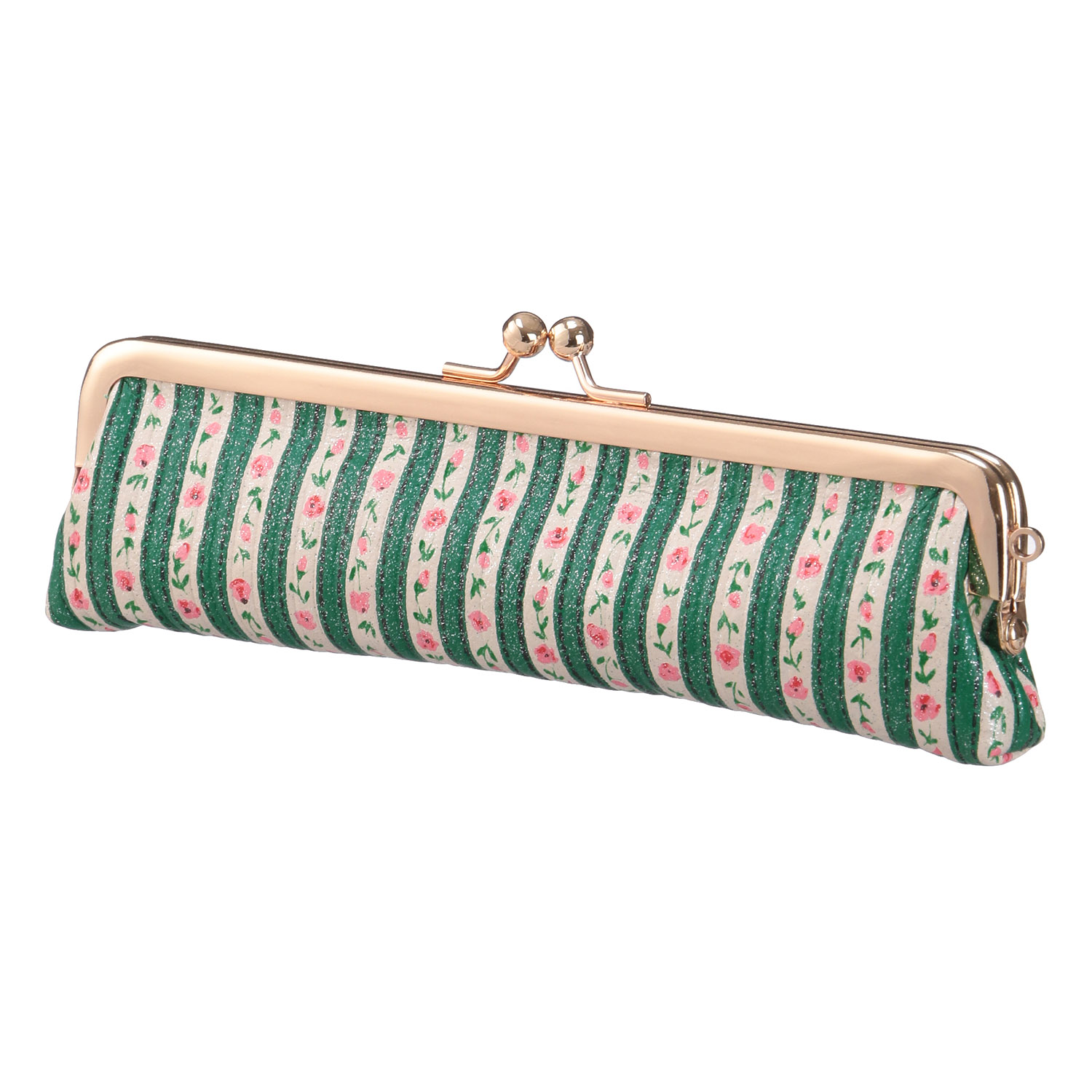 【日本製】 ボンシック ストライプがま口 コインケース - 画像5