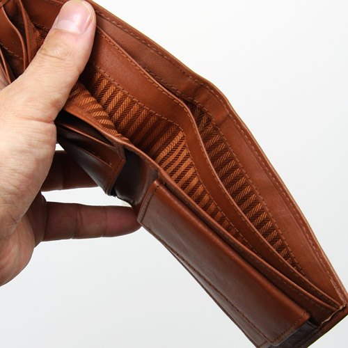 オール牛革 紳士札入財布 - 画像5