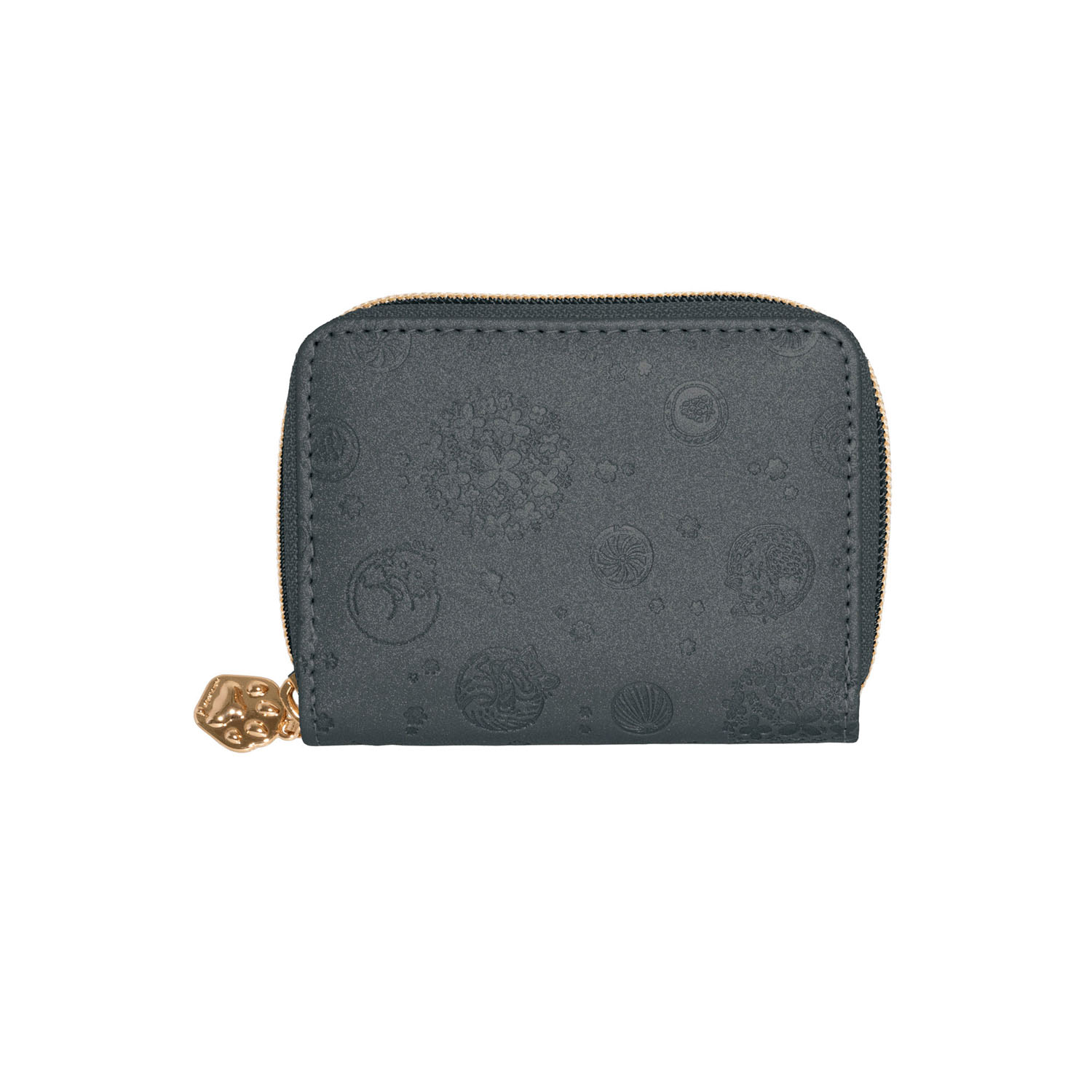 猫柄ラウンドファスナーミニ財布 - 画像2