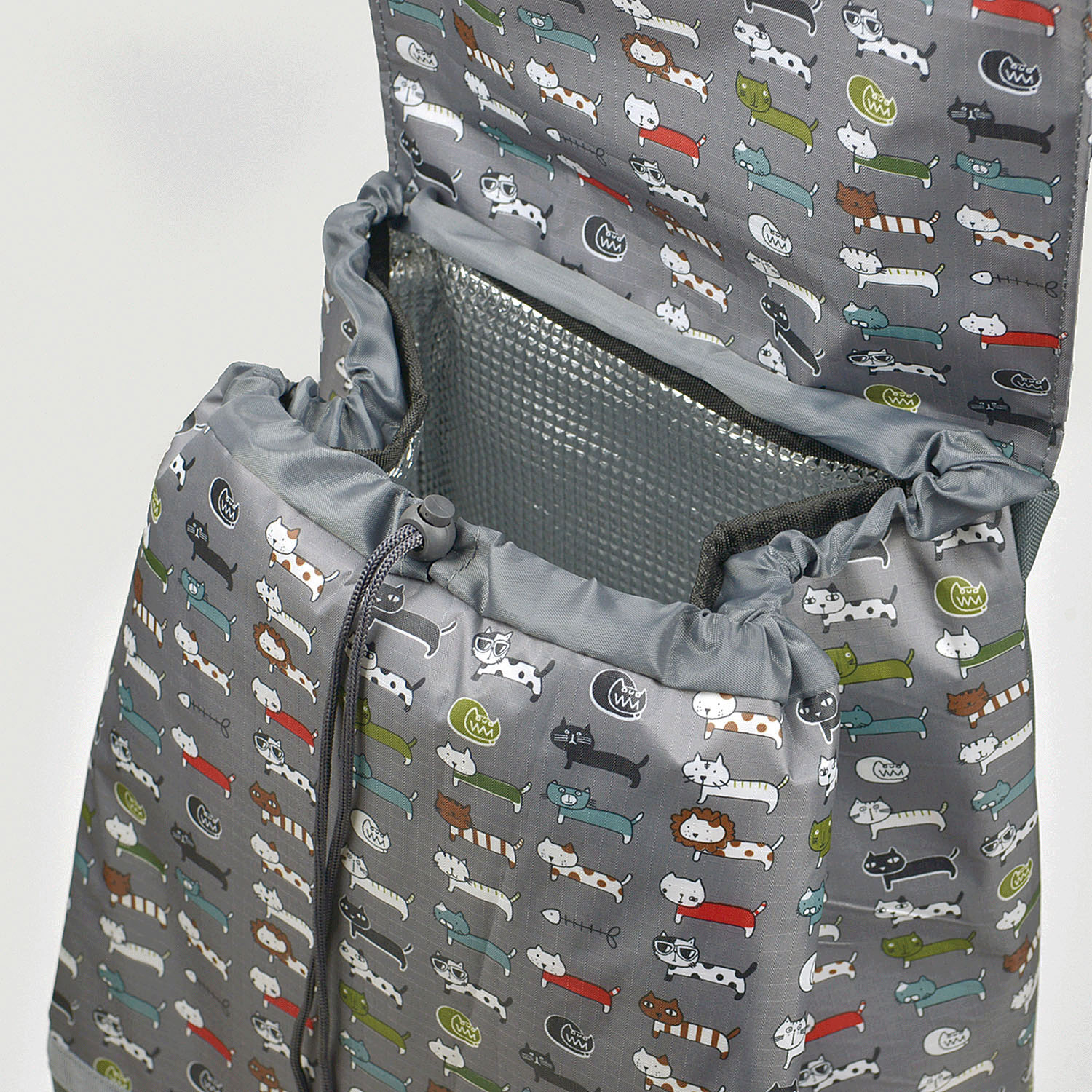 【保冷・保温】シャルミス ショッピングカート ネコ柄 - 画像3