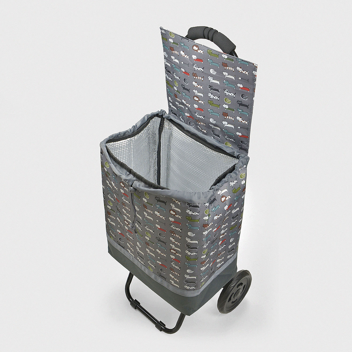 【保冷・保温】シャルミス ショッピングカート ネコ柄 - 画像4