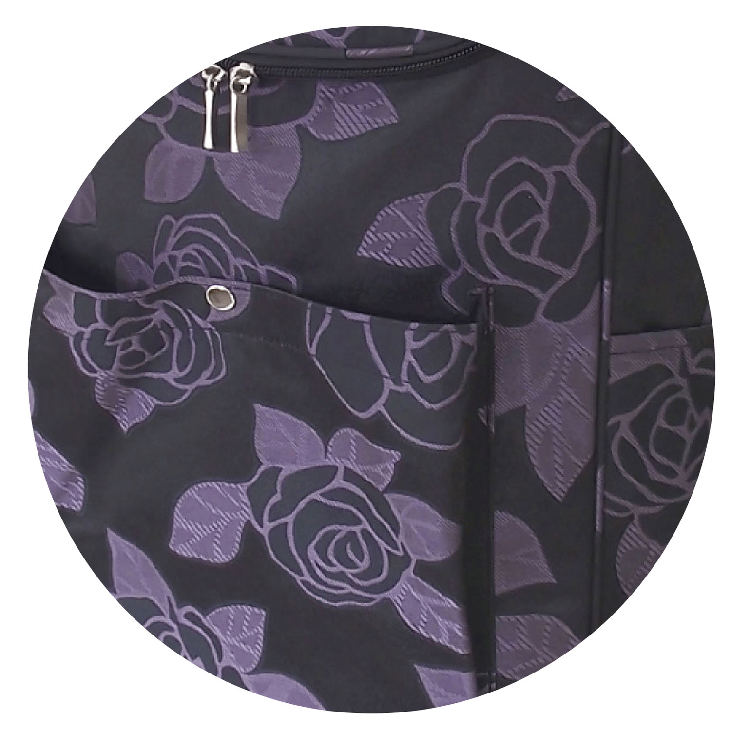 折り畳み式 花柄キャリーカート - 画像3