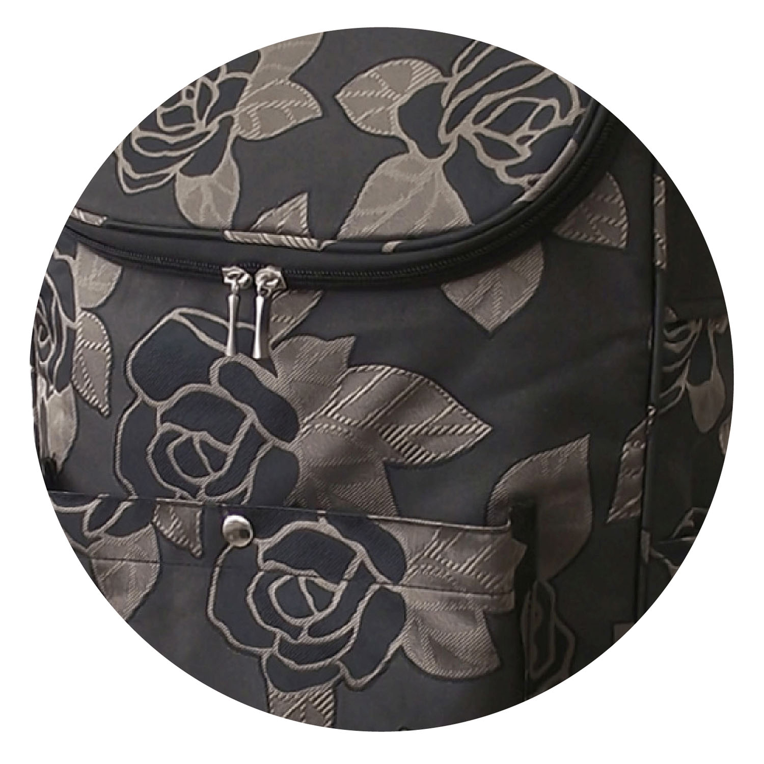 折り畳み式 花柄キャリーカート - 画像5