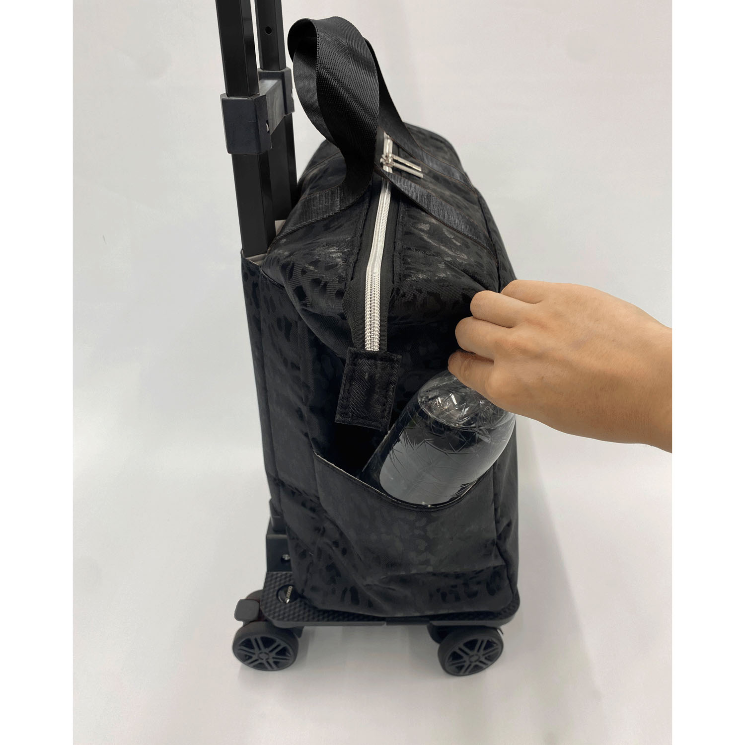 【取り寄せ商品】 【COCORO】 レオパード4輪ショッピングカート - 画像6