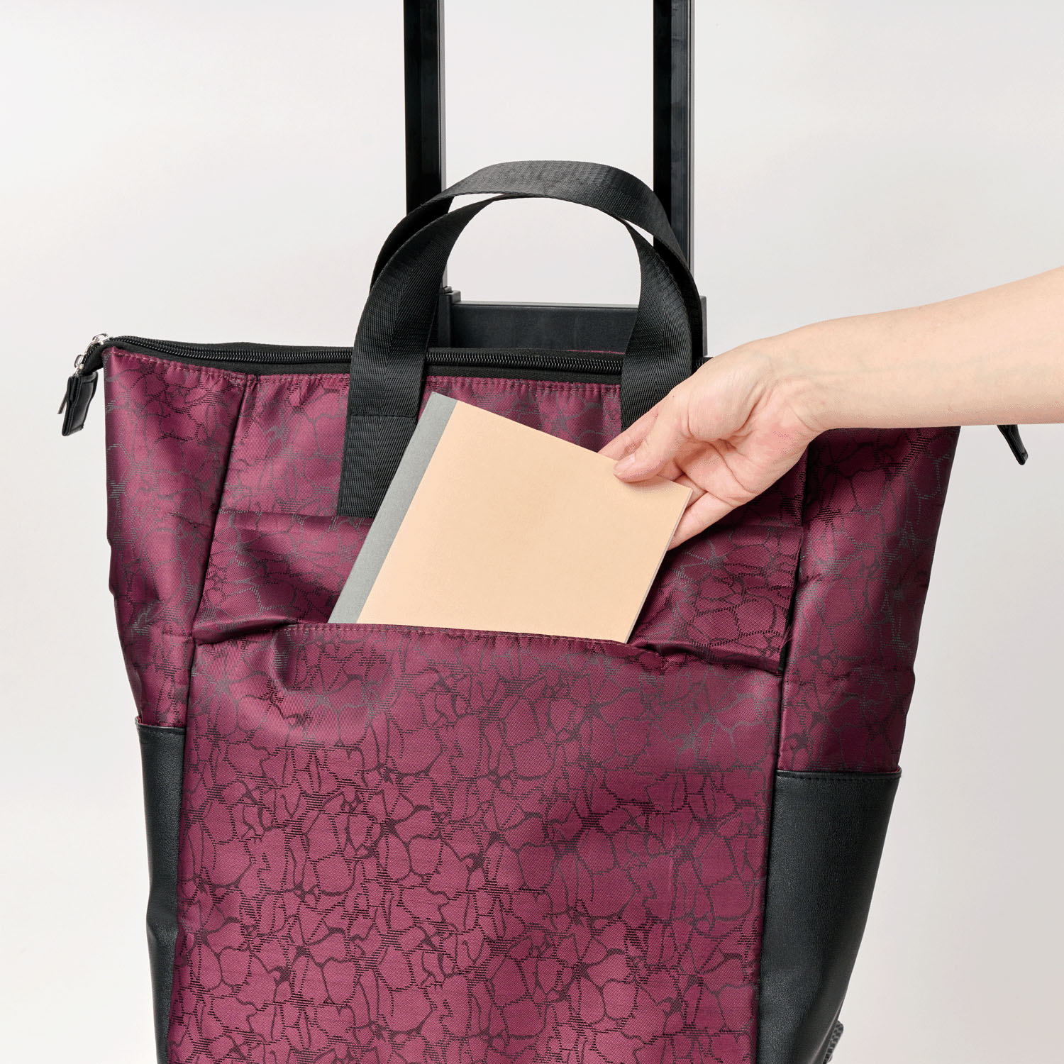 【cocoro コ・コロ】  保冷・保温 リーフレース4輪カート - 画像5