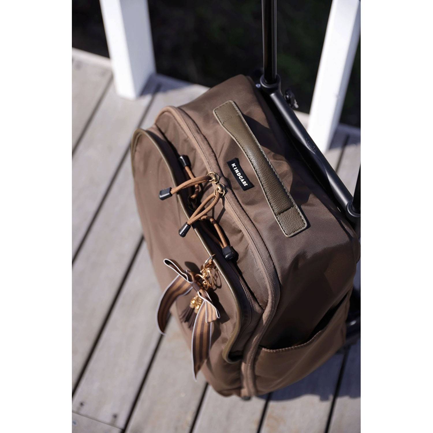 【KIND CARE】 リボンチャーム横押し4輪カート - 画像4