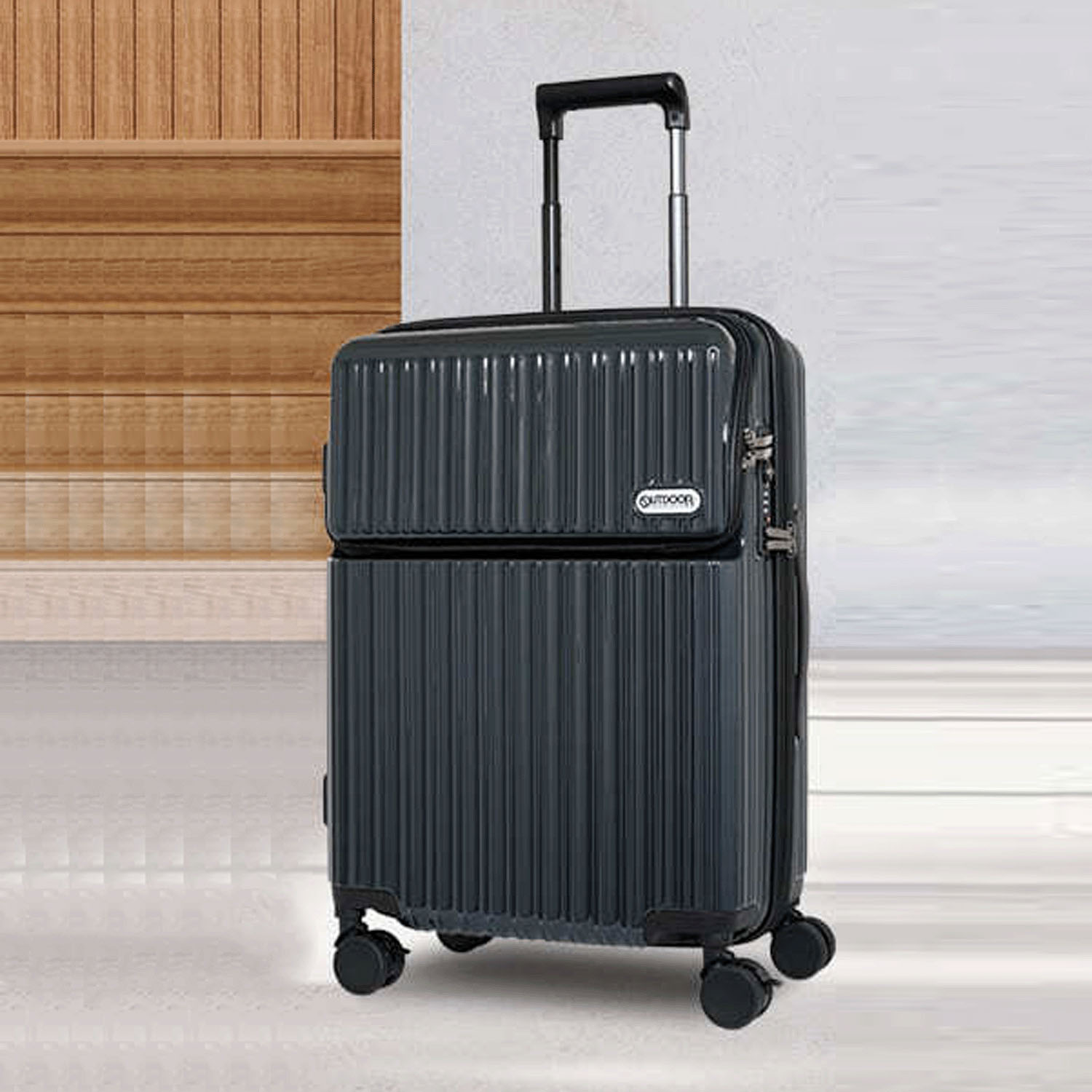 【取り寄せ商品】 アウトドア 拡張 56L  ハーフオープンキャリー - 画像2