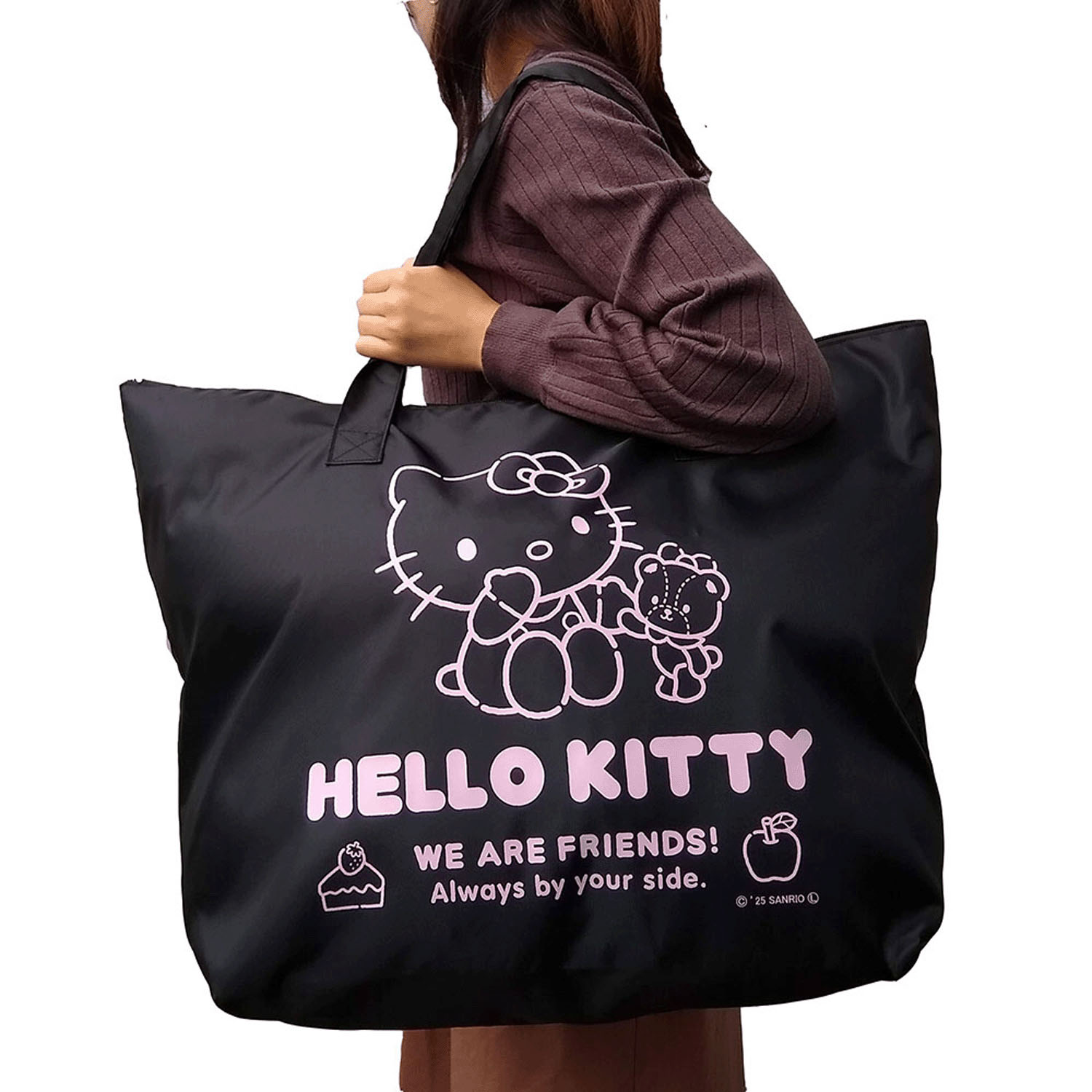 サンリオ 折りたたみファスナートート Lサイズ - 画像4