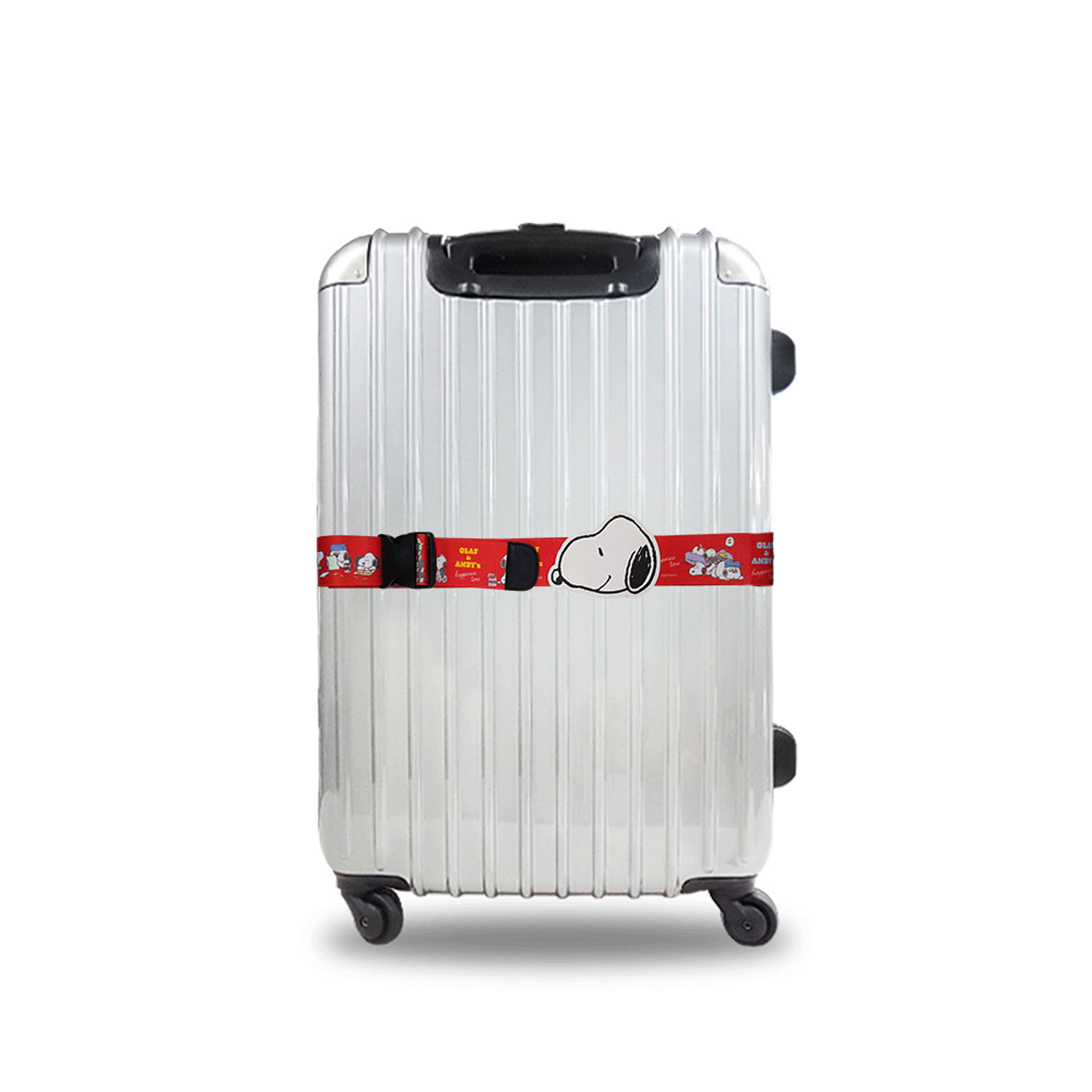 【33番色無くなり次第、終了】スヌーピー スーツケースベルト（ワンタッチ式） - 画像1
