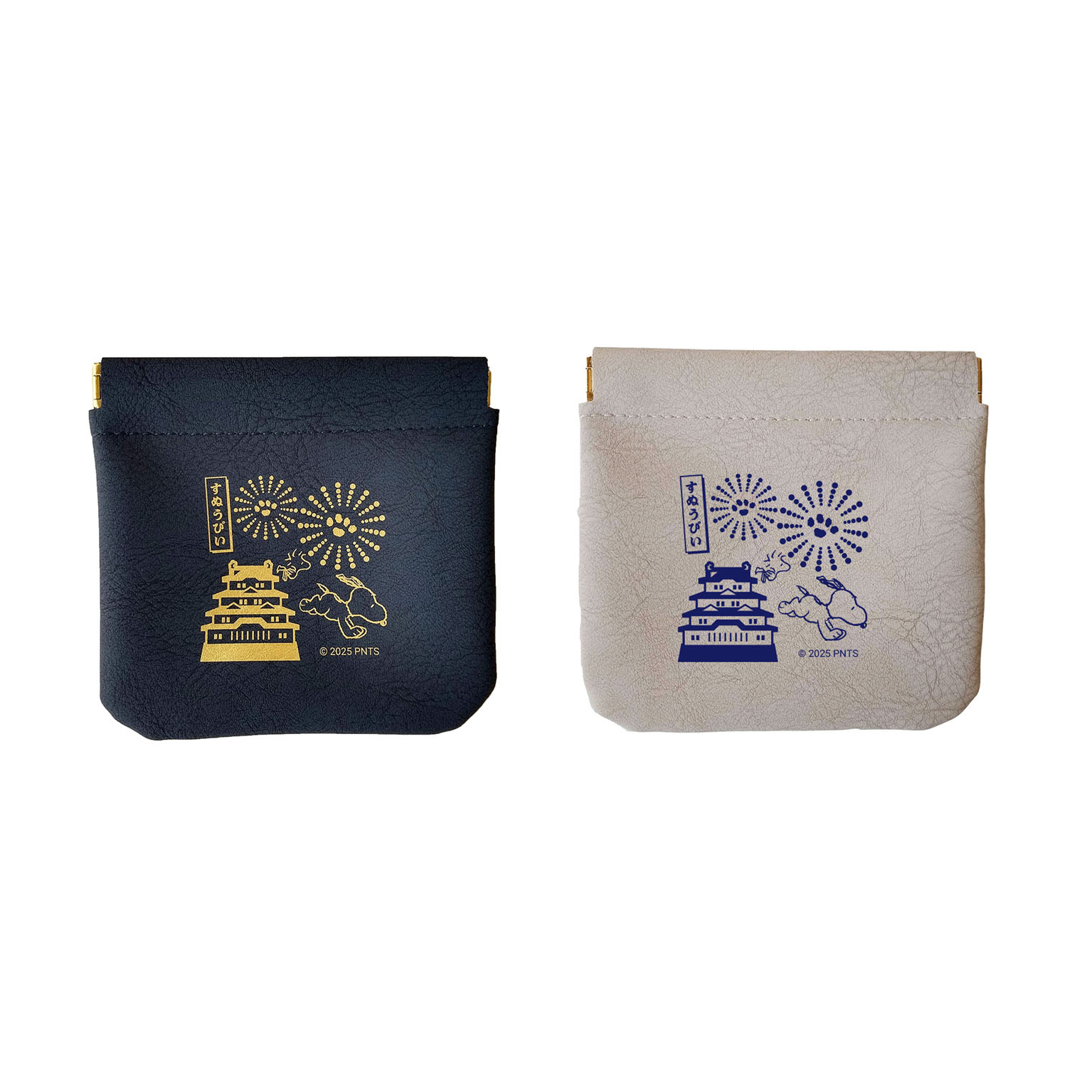 スヌーピー×お城 バネ口ミニポーチ - 画像1