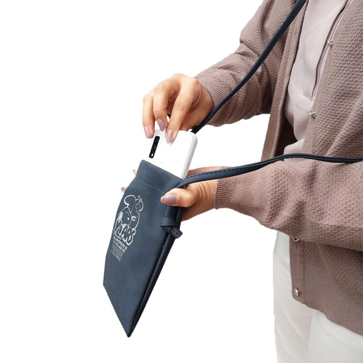 スヌーピー75周年  ばね口シリーズショルダーポーチ - 画像9