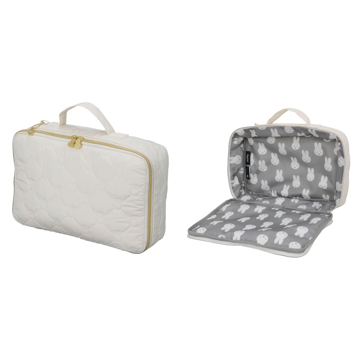 ミッフィー キルティングトラベルインナーケース Mサイズ - 画像1