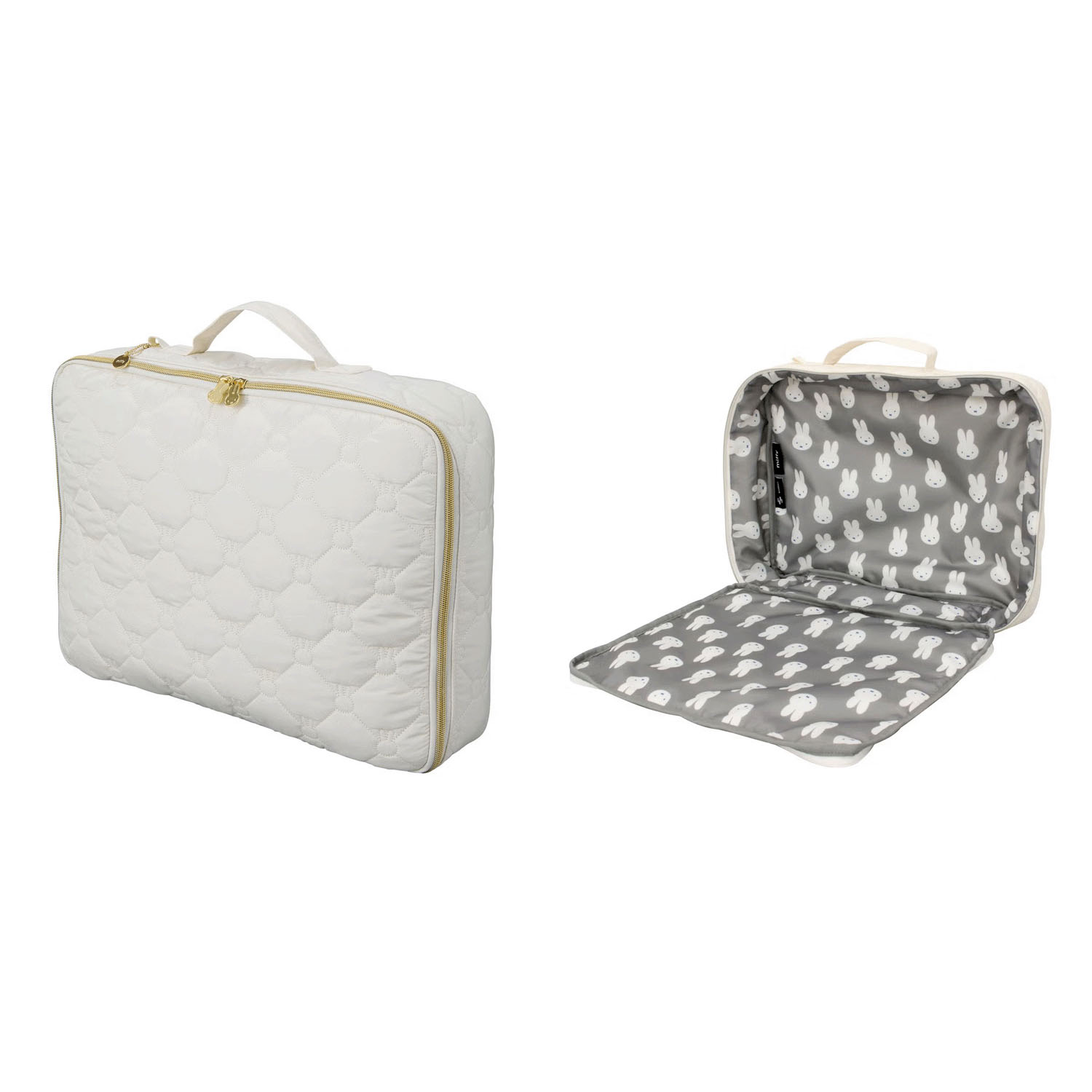 ミッフィー キルティングトラベルインナーケース Lサイズ - 画像1