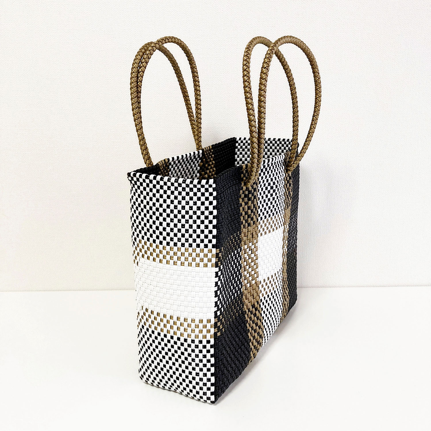 【大人気】MoonBird 手編みのメルカドバッグ 正方形S - 画像10