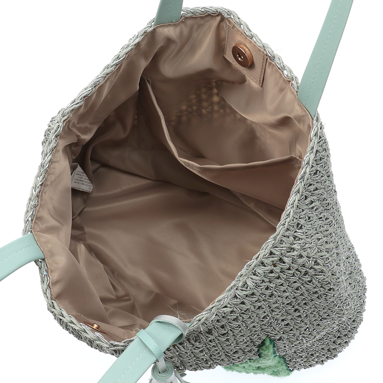 PERSONS ペーパー刺繍トートバッグ - 画像6