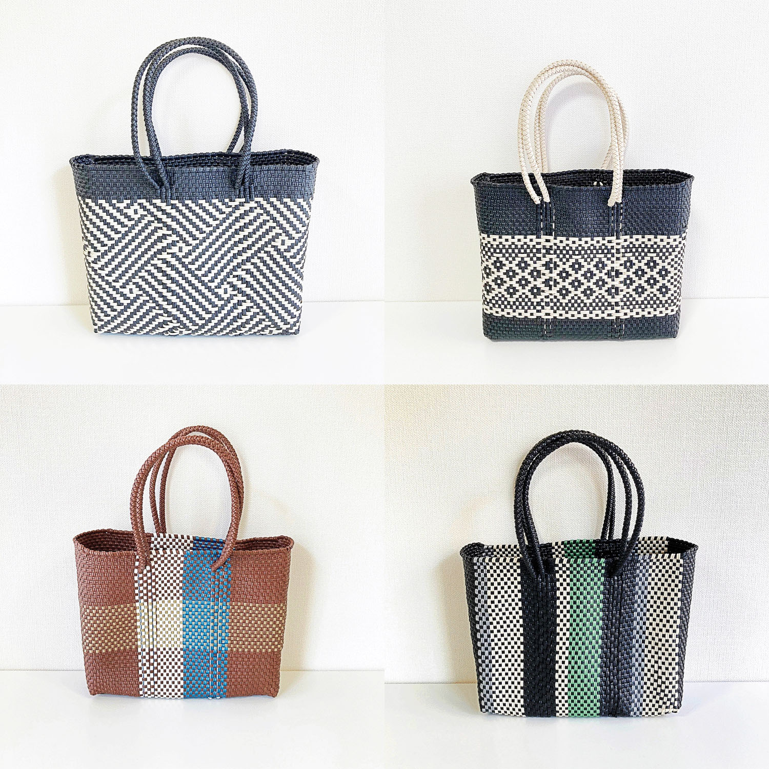 【大人気】MoonBird 手編みのメルカドバッグ S