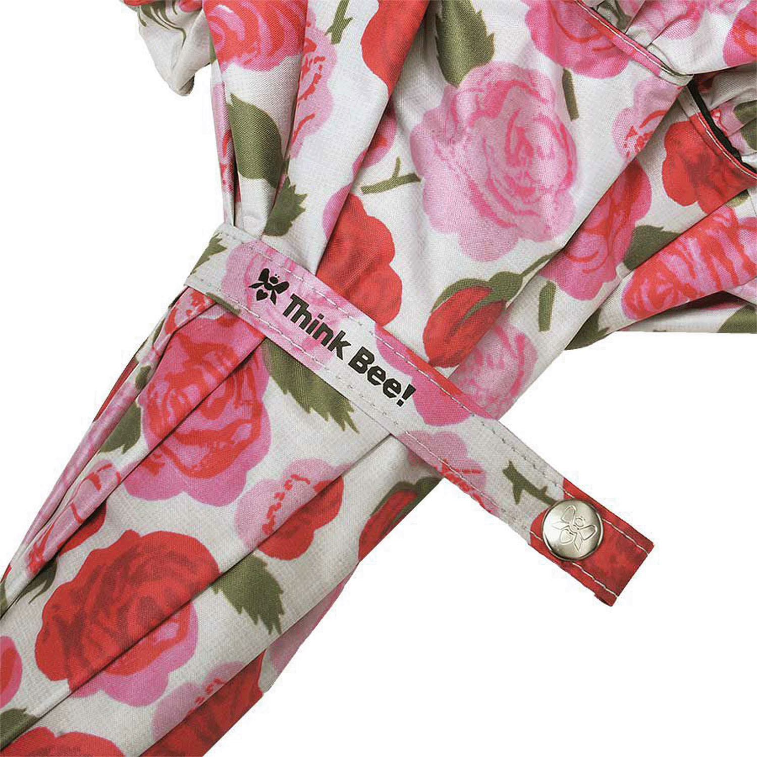 ThinkBee！カサノヴァ 晴雨兼用長傘 パゴダ （フリル付）（アンティークローズ） - 画像6