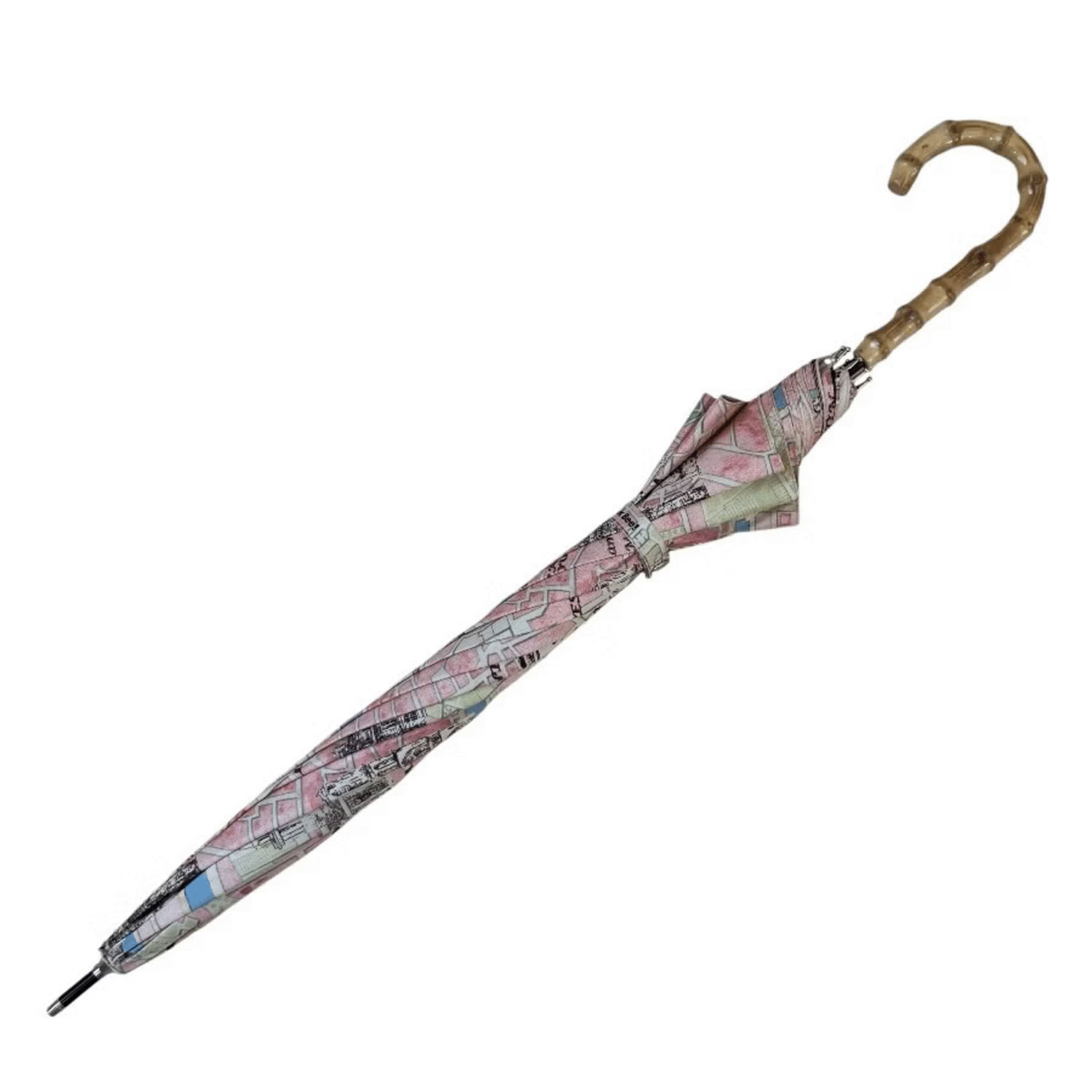 ThinkBee！カサノヴァ 晴雨兼用長傘（パリスピンク） - 画像5