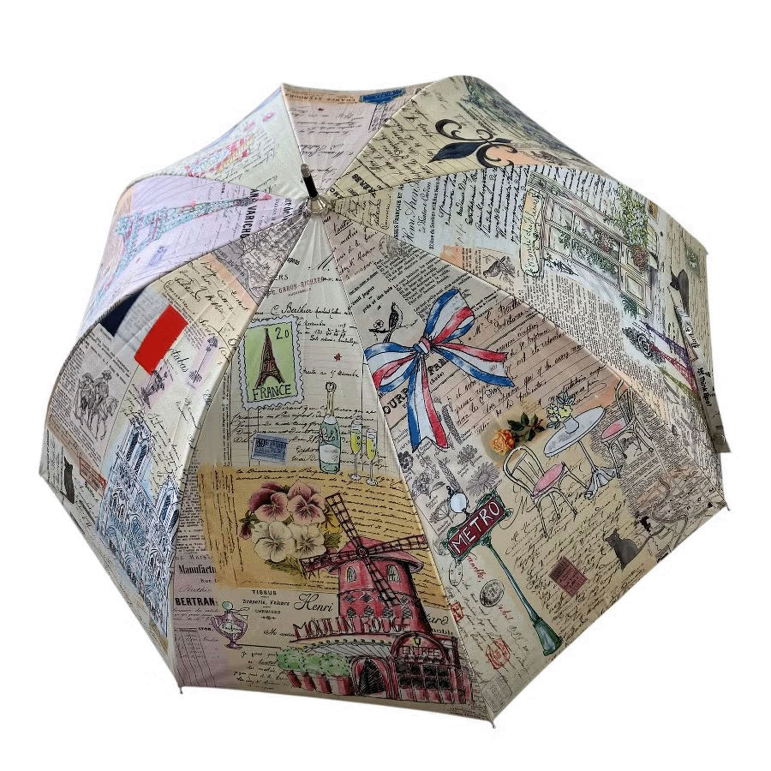 ThinkBee！カサノヴァ 晴雨兼用長傘（アイラブパリス） - 画像3