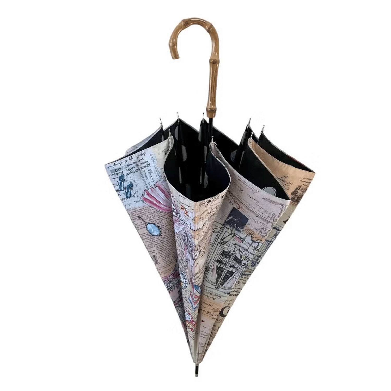 ThinkBee！カサノヴァ 晴雨兼用長傘（アイラブパリス） - 画像5