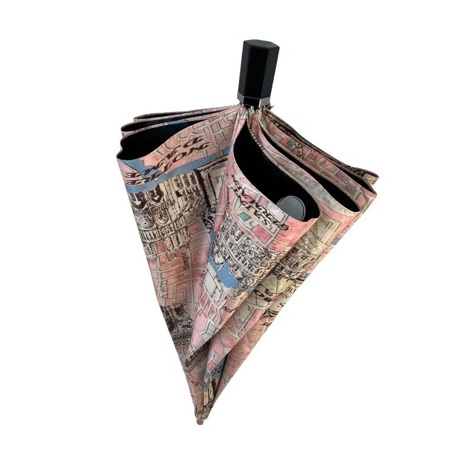 ThinkBee！カサノヴァ 晴雨兼用折りたたみ傘（パリスピンク） - 画像4