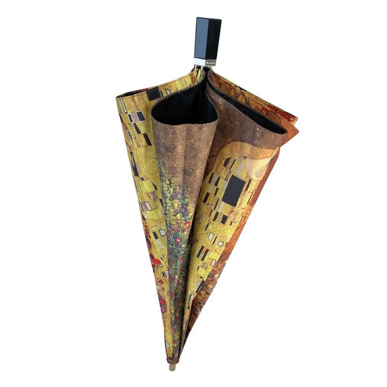 ThinkBee！カサノヴァ 晴雨兼用折りたたみ傘（クリムトコラージュ） - 画像4