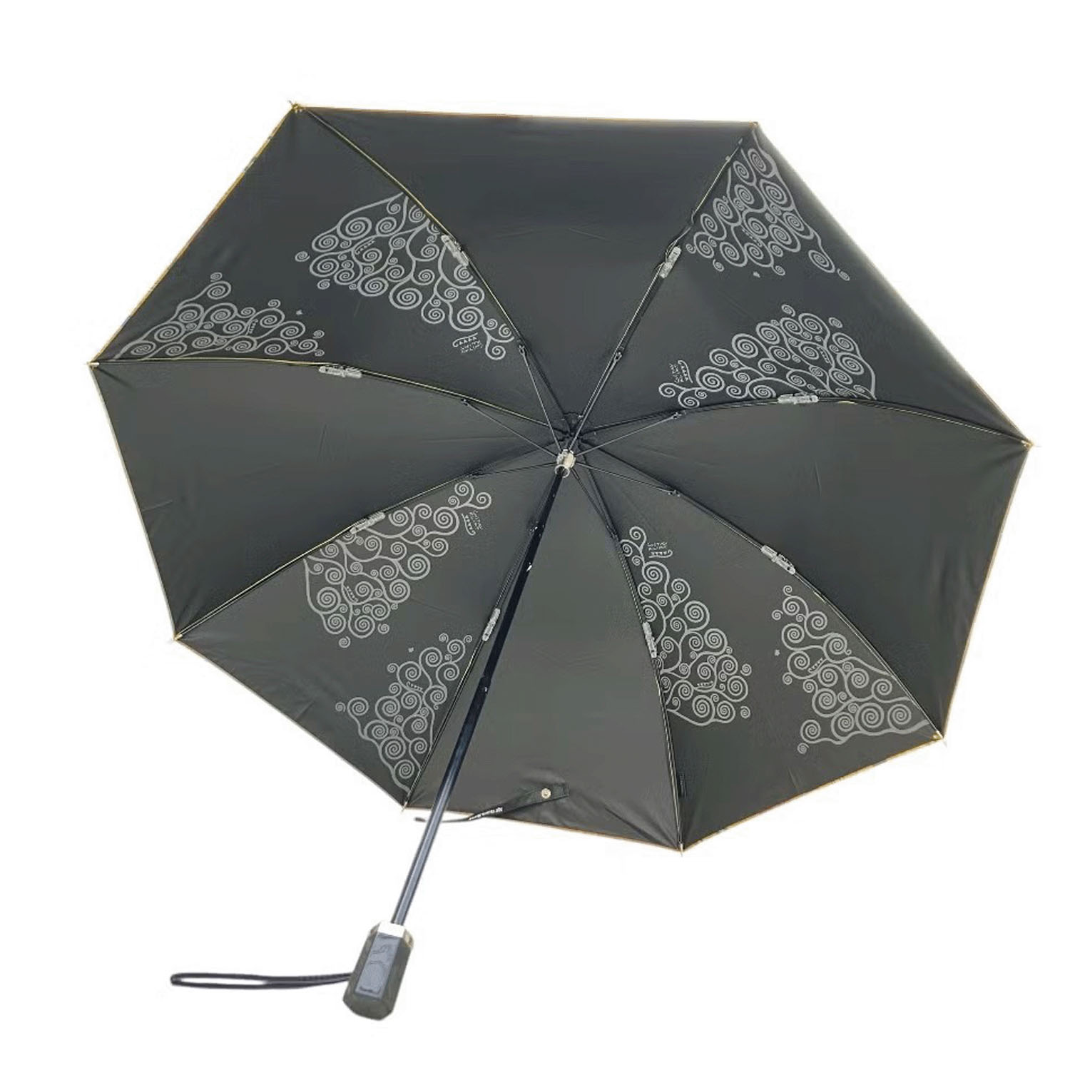 ThinkBee！カサノヴァ 晴雨兼用折りたたみ傘（クリムトコラージュ） - 画像7