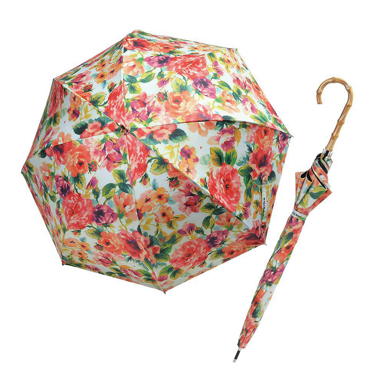 Think Bee！ 晴雨兼用 カサノヴァ ジャスミンローズ長傘 - 画像8