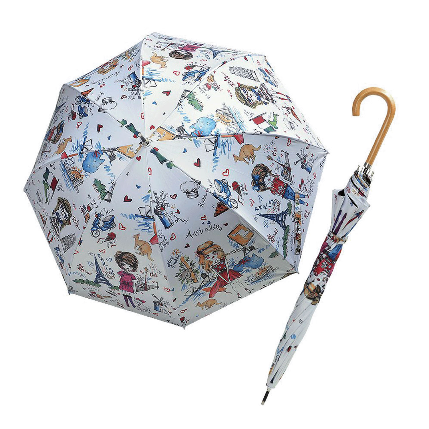 Think Bee！ 晴雨兼用 カサノヴァ ロスニニョス長傘 - 画像2