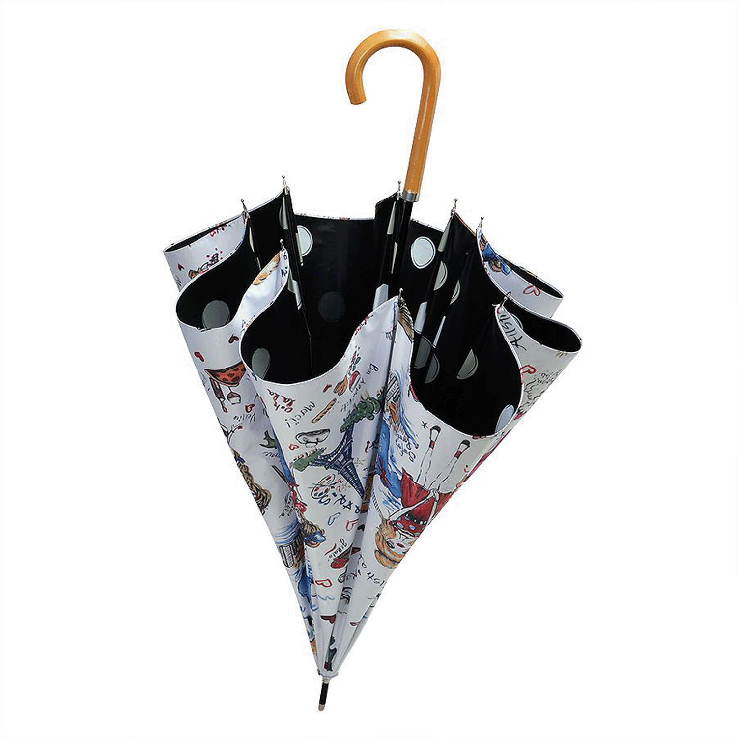 Think Bee！ 晴雨兼用 カサノヴァ ロスニニョス長傘 - 画像5