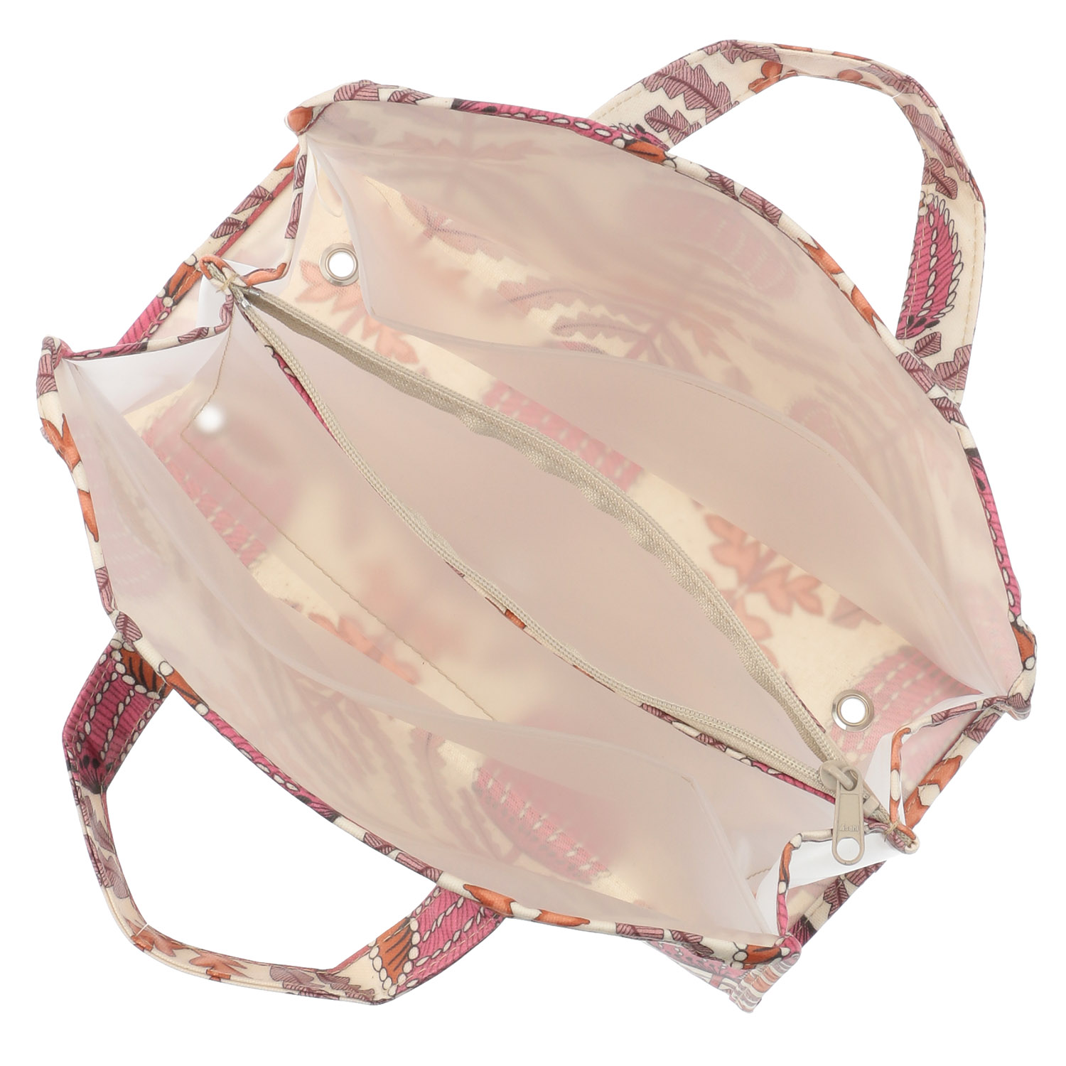 温泉バッグ JANBO花柄 - 画像4