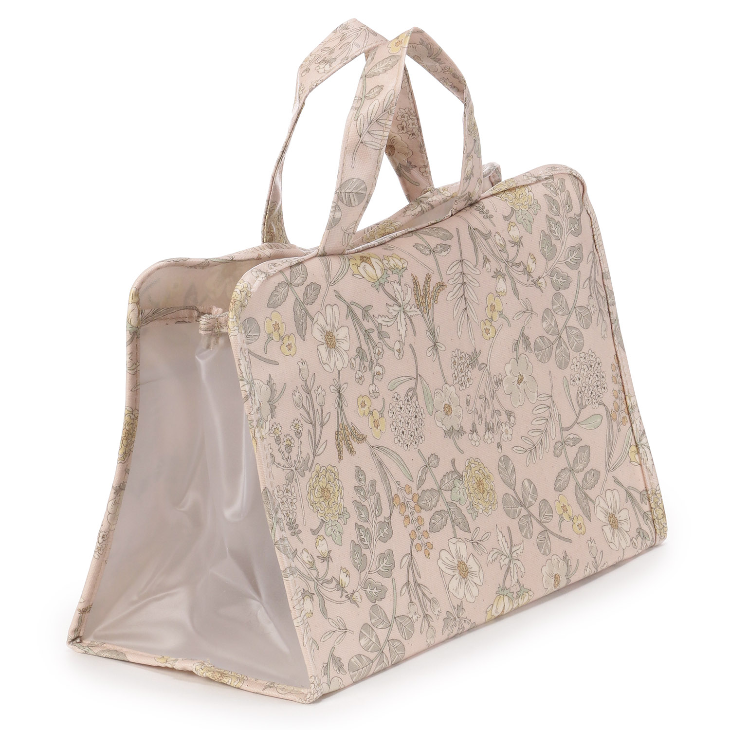 温泉バッグ スモーキーボタニカル柄 - 画像2