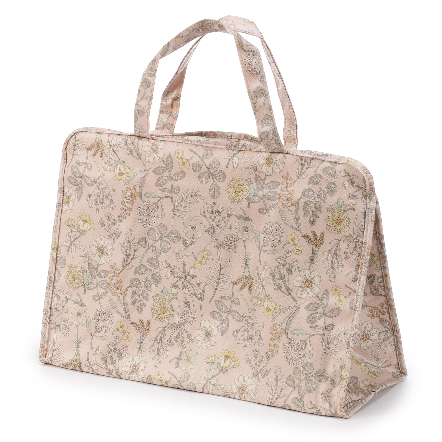 大型温泉バッグ スモーキーボタニカル柄 - 画像1