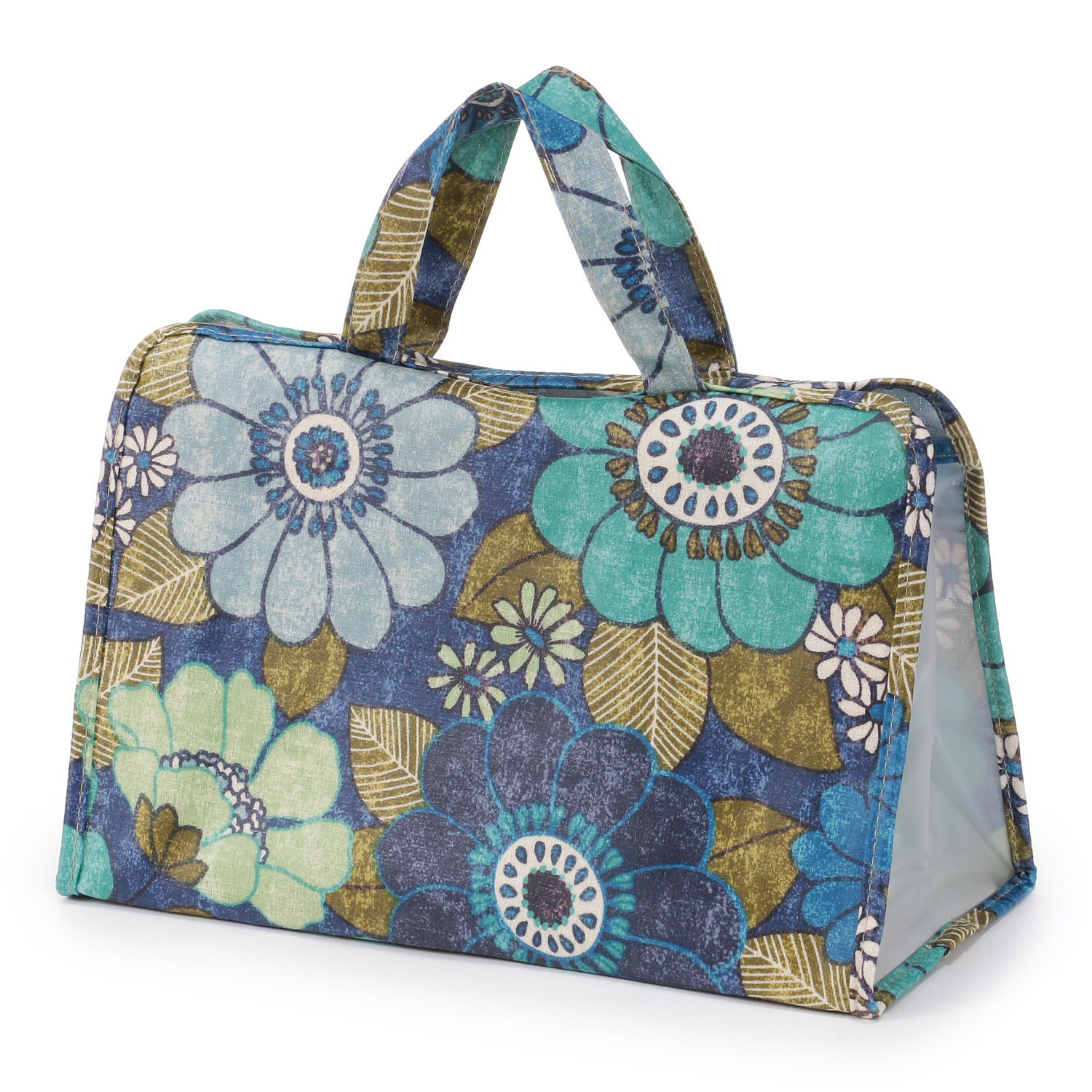 温泉バッグ レトロフラワー柄 - 画像1