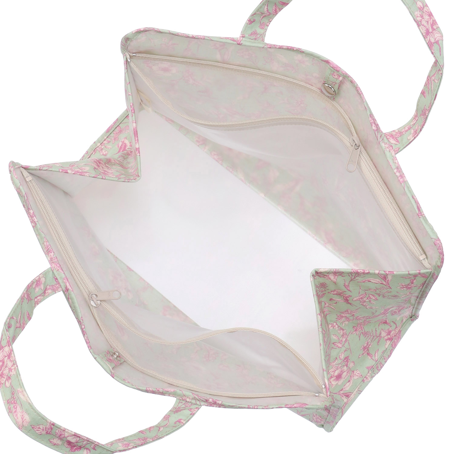 大型温泉バッグ ボタニカル柄 - 画像3