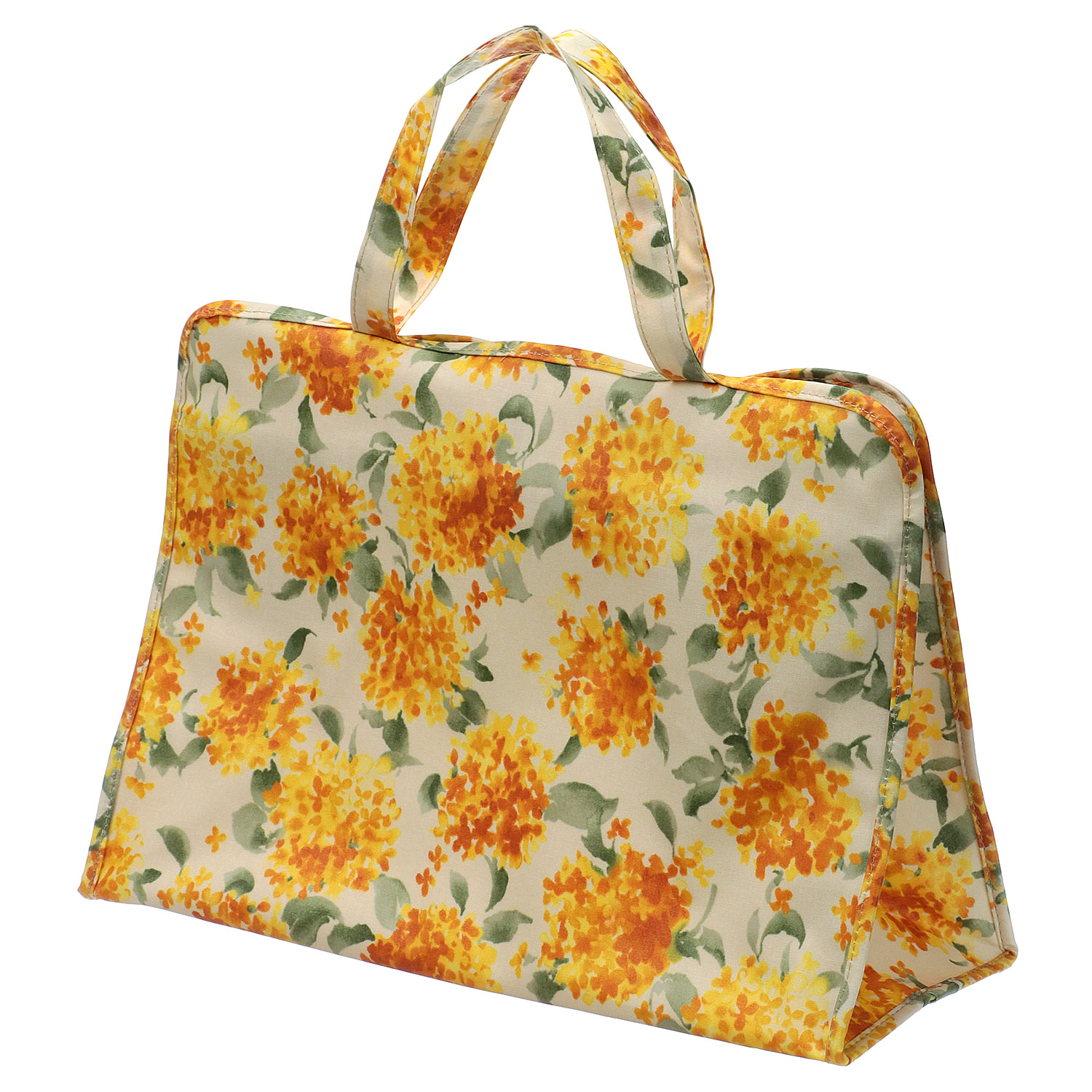 大型温泉バッグ 金木犀柄