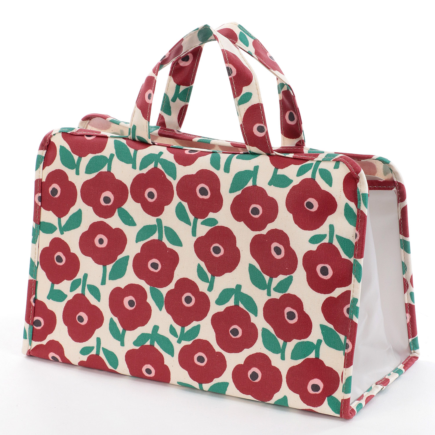 温泉バッグ 北欧花柄 - 画像1