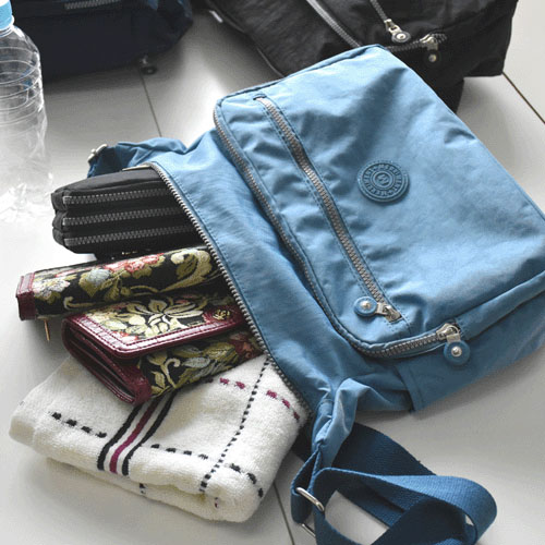 【リーフ柄 15－01 エトワール別注柄】MERRIMENT 軽量カジュアルショルダーバッグ - 画像12