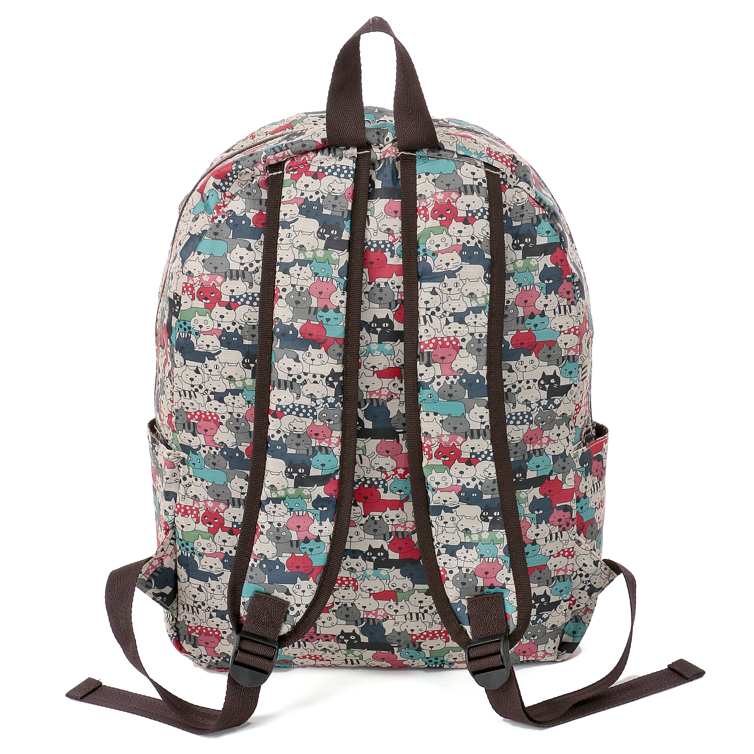 キャット柄コンパクトリュックサック - 画像3