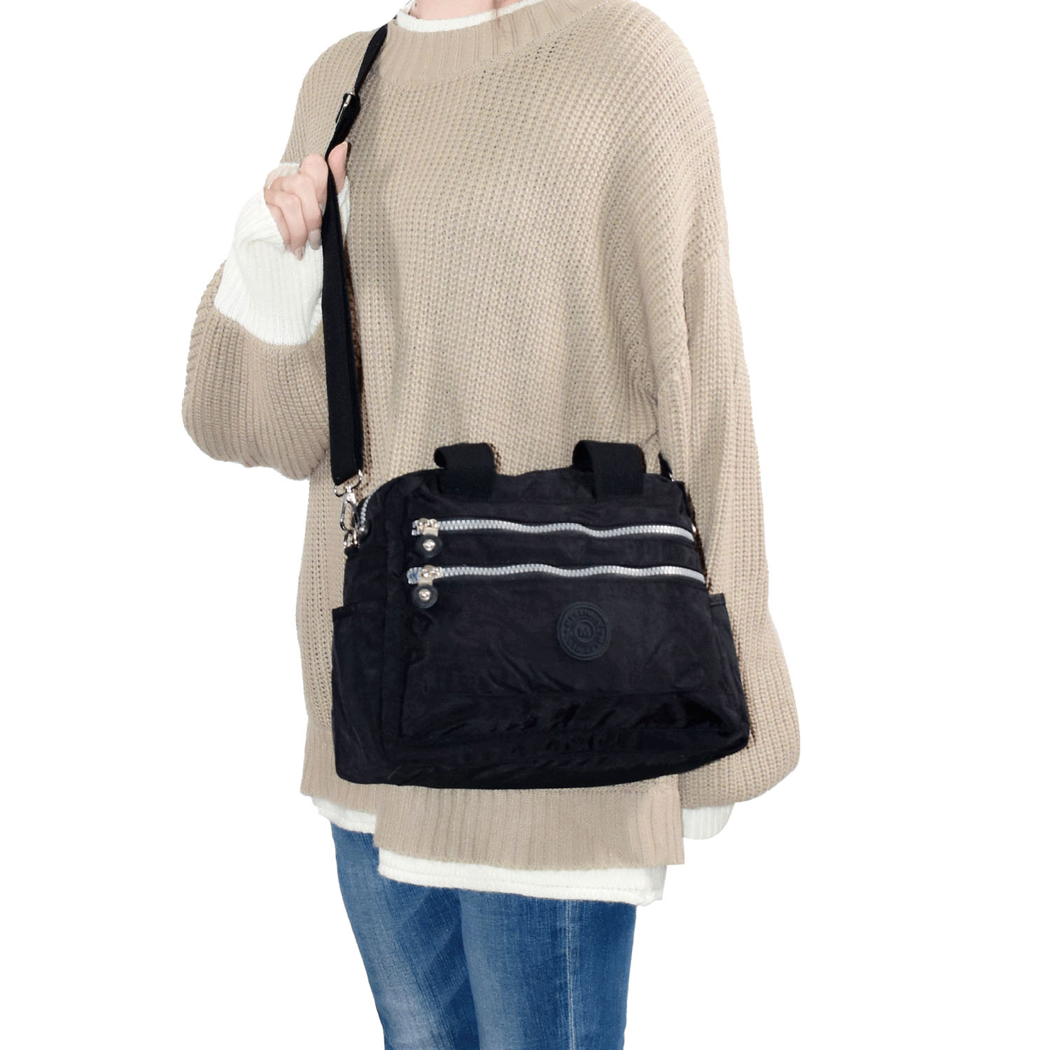 MERRIMENT ナイロン2WAYショルダーバッグ